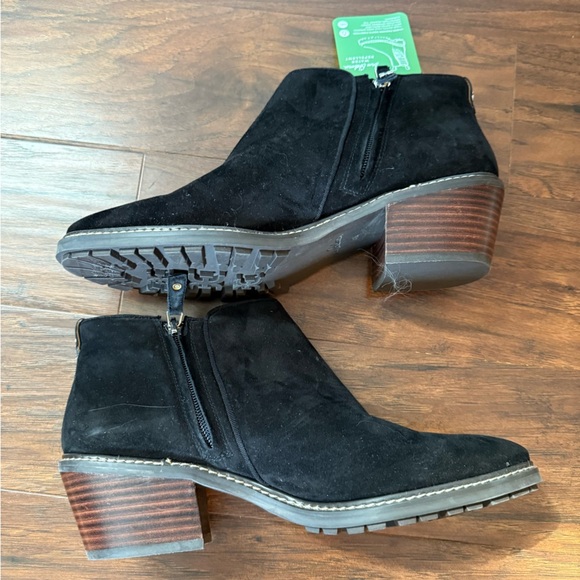 NWOT Sam Edelman Pryce Black Suede Ankle Boots-B5068L1002-Size 10.5 - Picture 9 of 12